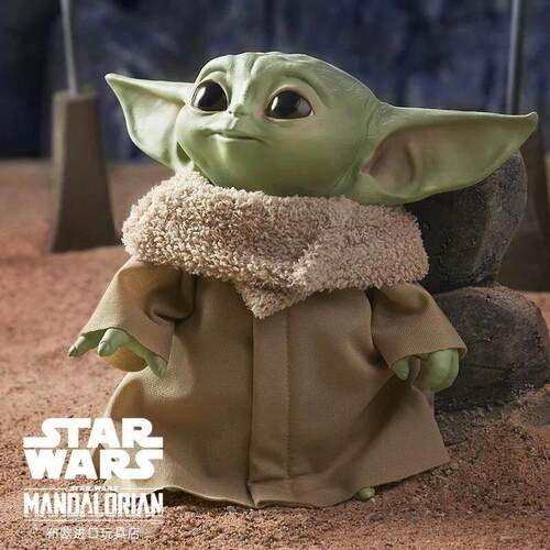 28cm Baby Yoda Action Figure Toy Action Figure Plush Yoda Ma