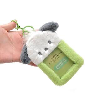 Plush Sanrio Sleeve Pochacco Cartoon Kuromi Card Keychain