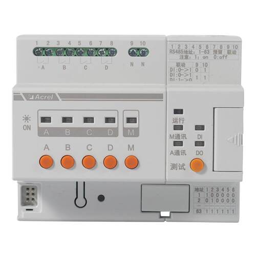 安科瑞智能照明ASL220-S12/16开关驱动器Modbus-RTU通讯液晶显示