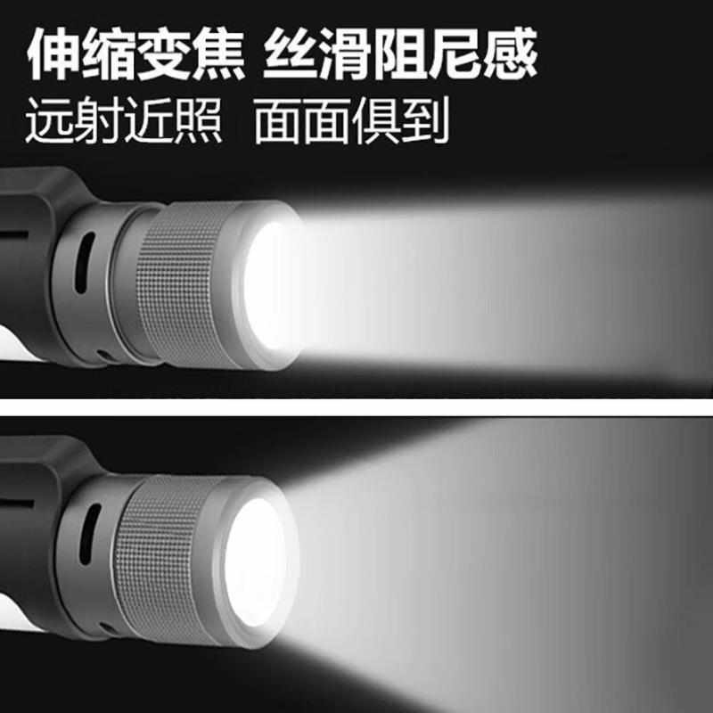 纳拓NexTool户外雷鸣六合一多功能强光手电筒变焦远射LED应急