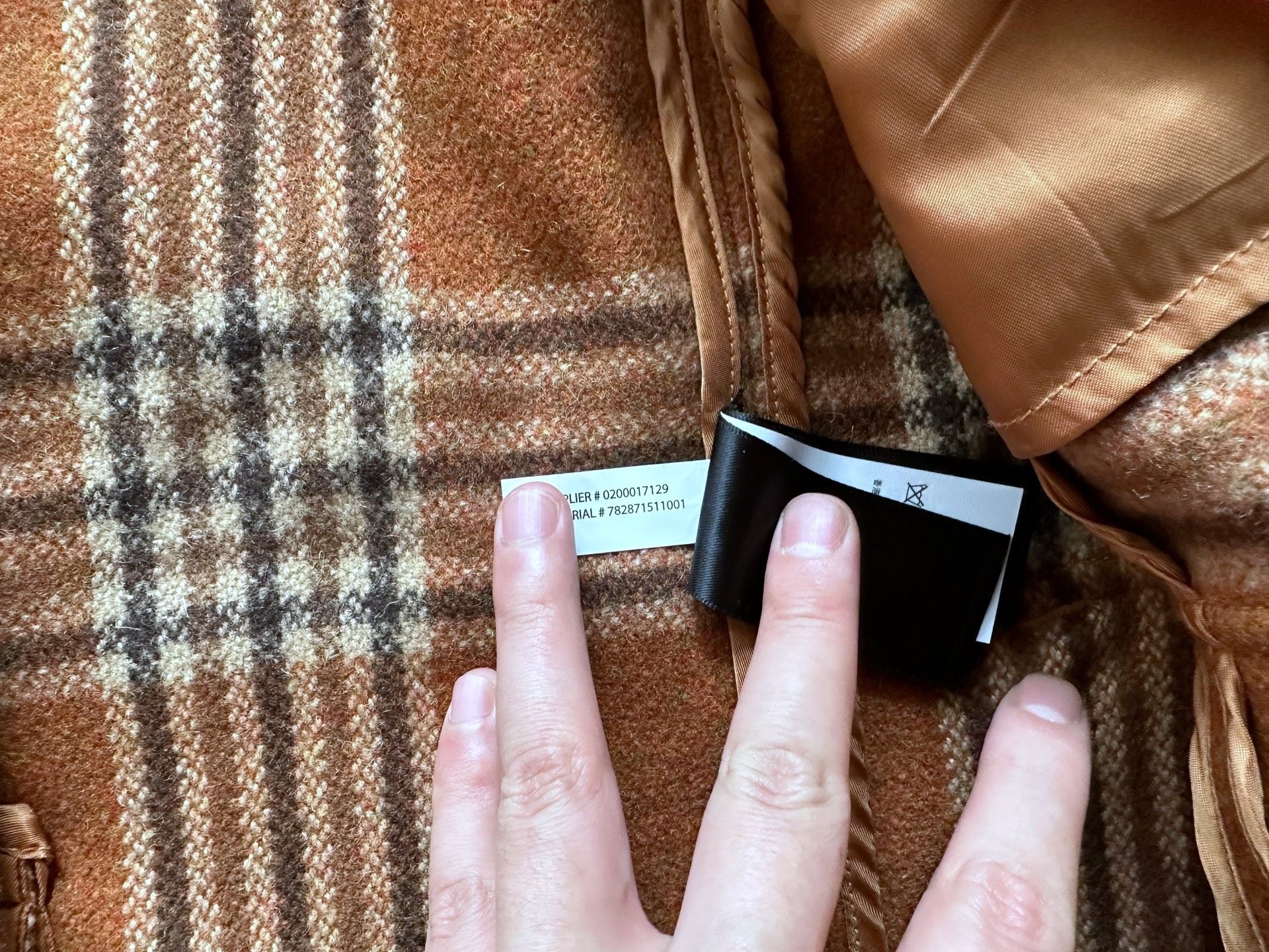 RRL Western Plaid Blazer — back