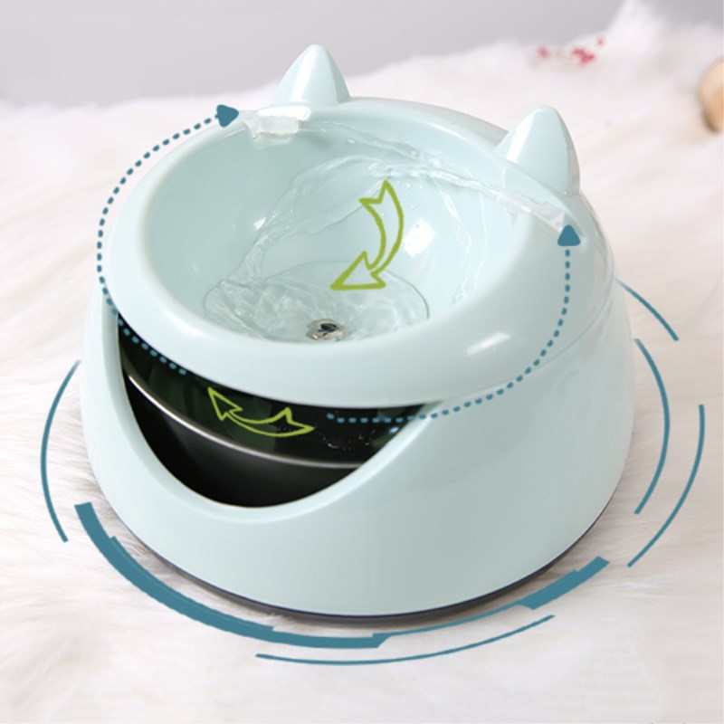 宠物自动饮水机智能夜光小猫咪循环喷泉电动饮水器狗狗喂水盆喵喵