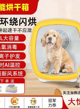 宠物烘干箱猫咪烘干机狗狗吹风机吹毛宠物店速干负离子家用臭氧款