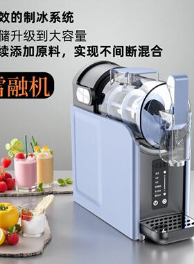跨境新品刨冰机多功能家用小型刨冰机全自动台式商用大容量冰沙机