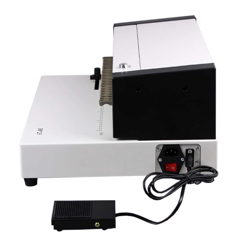 电动活页打孔机抽刀装订机5孔打孔机6孔打洞器30孔活页本A4纸多孔