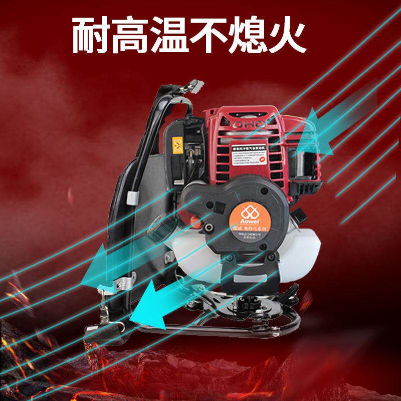 四冲程电启动油割CVL草机背负式家用除草机键一启动草机松汽土打