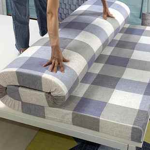 海绵垫子可折叠床垫 海绵床垫1.51.8m学生单双人宿舍0.9米软垫加厚