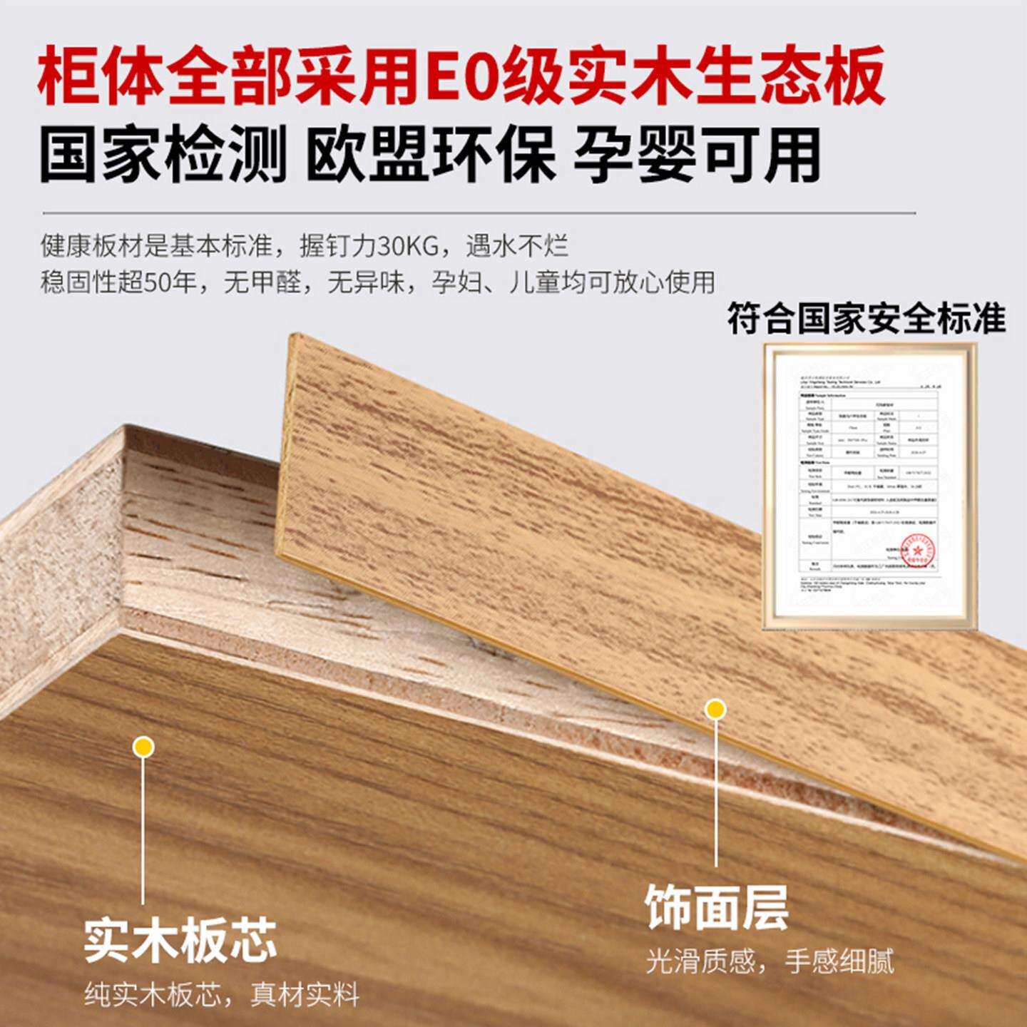 伸缩桌书桌靠书架一体DNZ053电桌卧室家用墙书柜实木学生学习脑桌