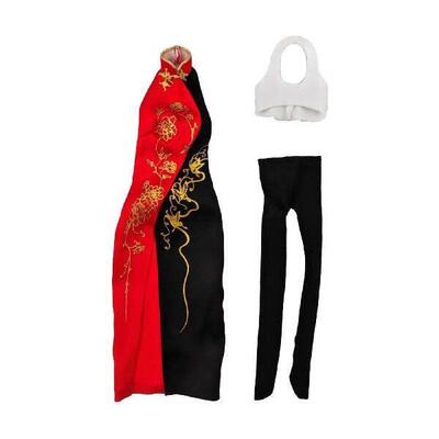 1/6 Scale Female Cheongsam Figure Costume Practical,