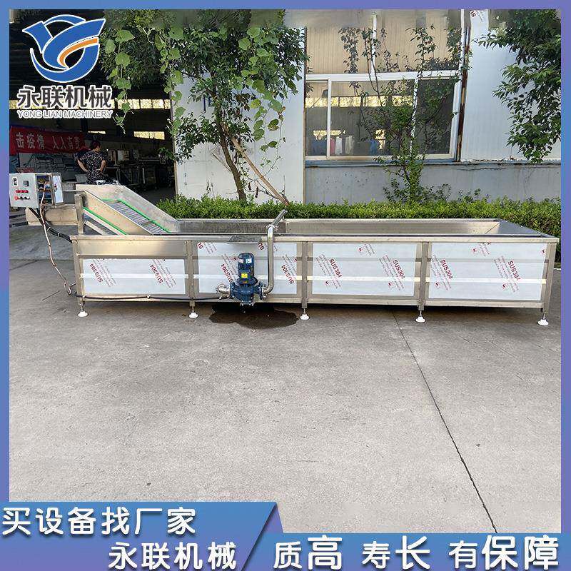 香菇气泡喷淋清洗机根茎类鼓泡喷淋清洗设备莲藕气泡清洗设备