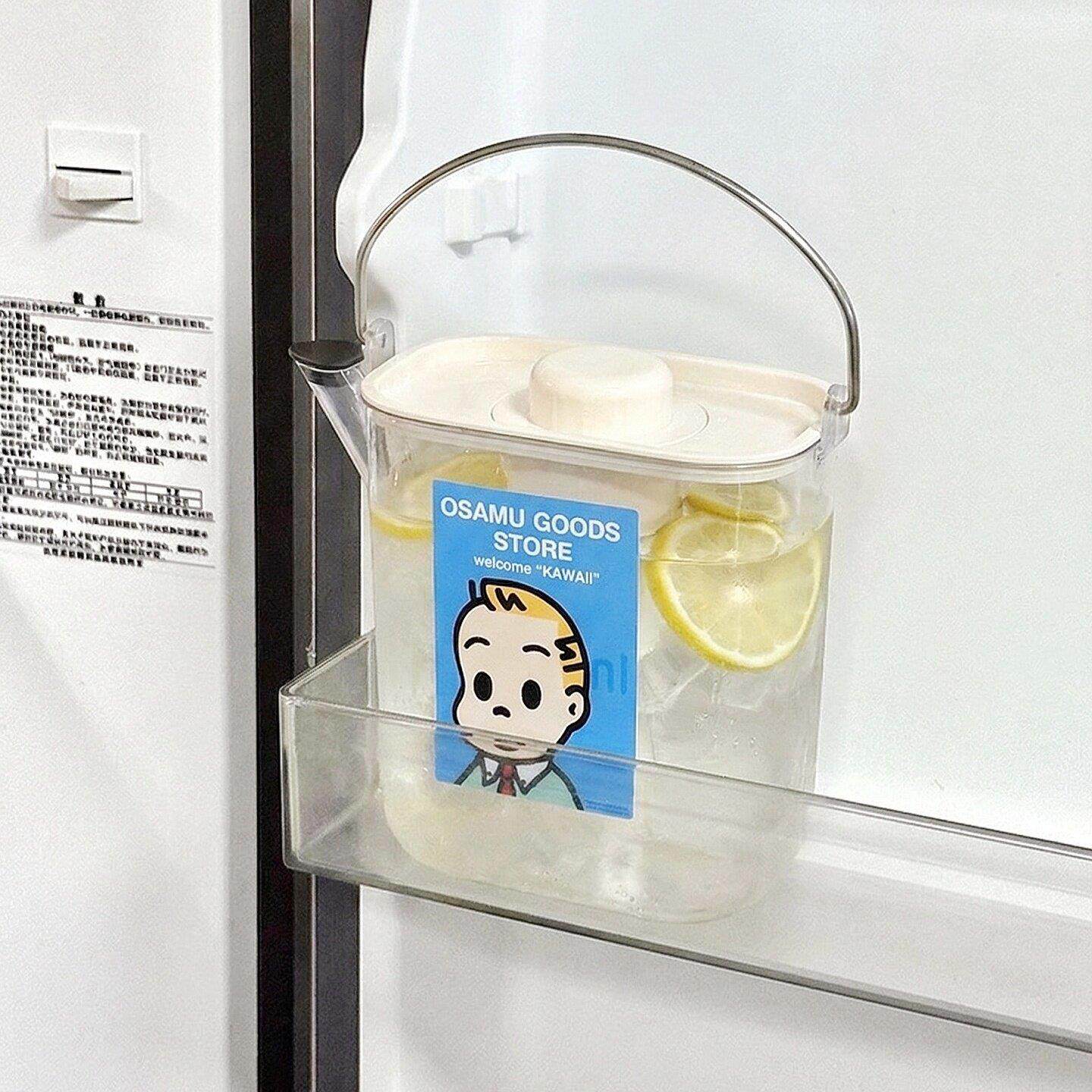 原田治冷水壶冰箱冰饮杯水果茶饮料桶夏季家用大容量耐高温食品级