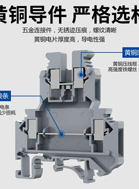 UKK3/5双层导轨式接线端子MBKKB2.5 3N组合式UK通用接线排2.5-4mm