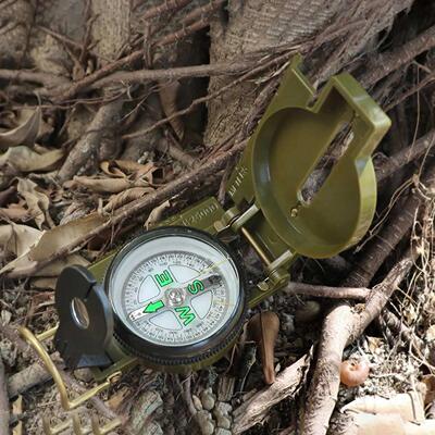 Multi-functional Portable Compass Phosphorescent Lensatic Co