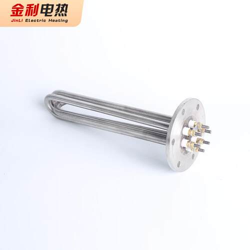 不锈钢平板法兰加热管蒸汽锅炉法兰电加热管平板水箱发热管加热器