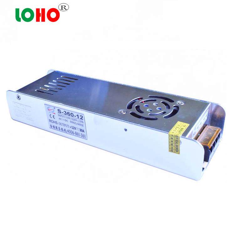 12V30A/24V15A长条电源 12V24V360W灯箱电源 led长条发光字电源