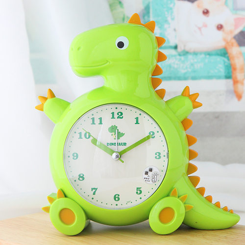 恐龙闹铃卡通儿童学生女孩闹钟