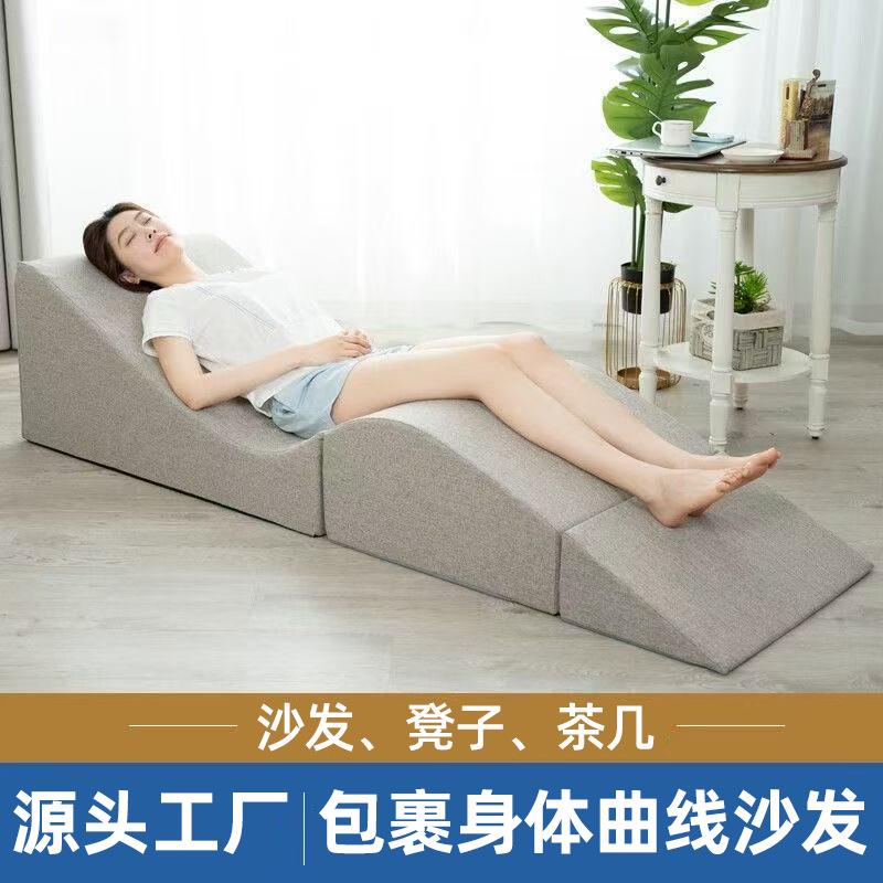 懒人小沙发单人海绵脚踏躺椅床上阳台休闲靠背折叠座椅可拆洗收纳
