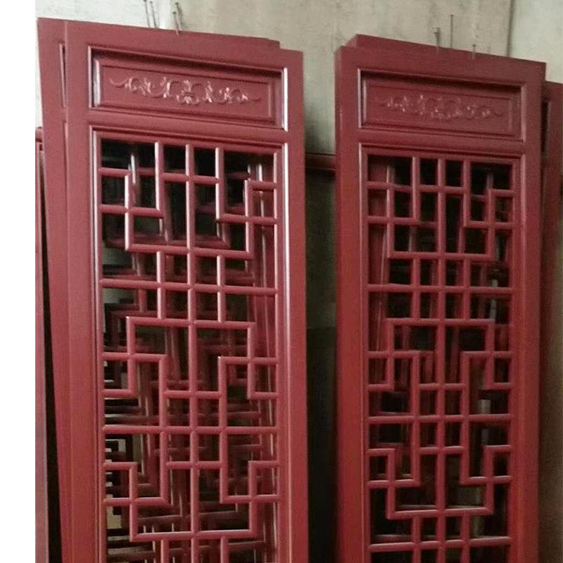 长5387沙木中式实饰木花格仿古门窗榫卯装工艺复古镂空雕雕花古建