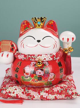 招财猫大号摆件存钱罐店铺开业摆件创意礼品家居饰品陶瓷工艺礼品