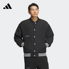 运动保暖夹棉棉服外套男装adidas阿迪达斯轻运动IZ1603