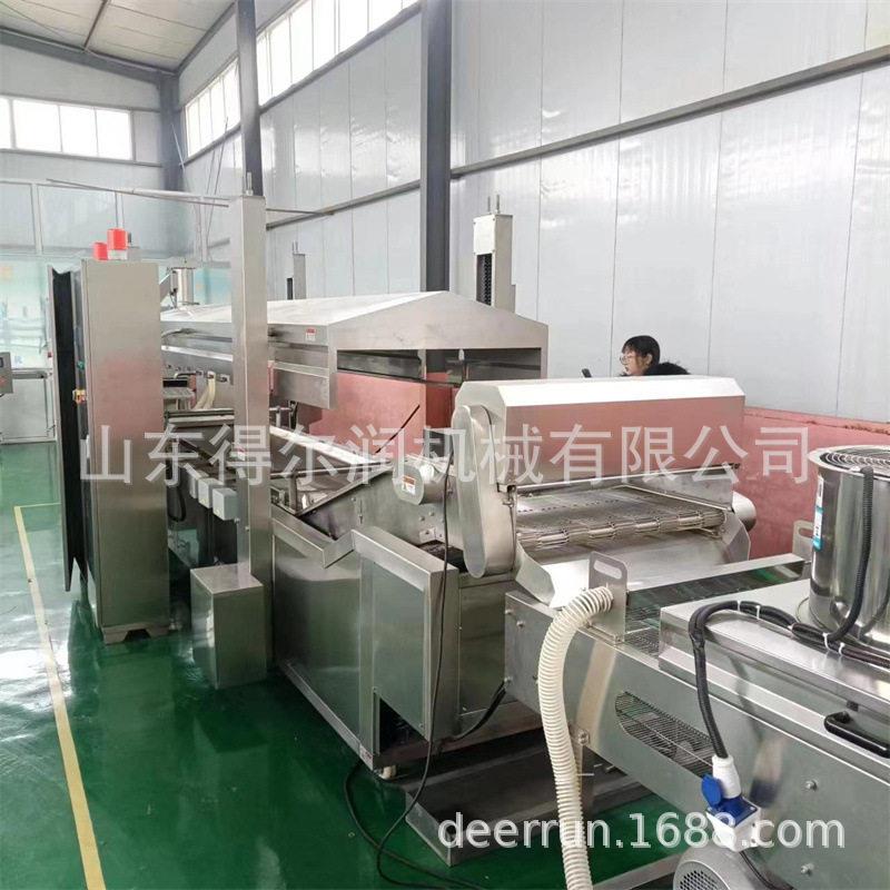 天妇罗鱿鱼丝油炸生产线 天妇罗上浆裹粉机 适用多种产品 连续式