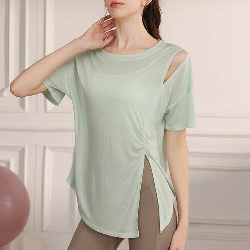 Snowflake yoga clothes, sports tops, women's training and