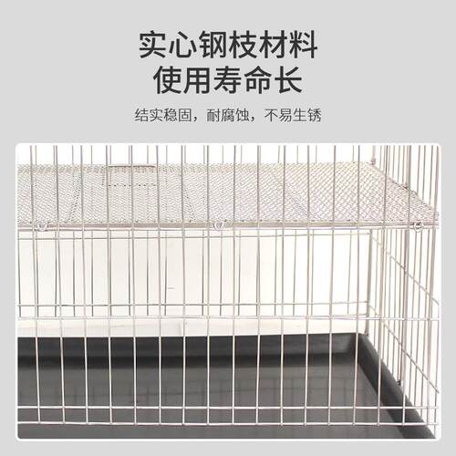 狗铁笼不锈钢材狗笼子宠物围栏可折叠质狗狗围栏栅栏猫咪宠物用品