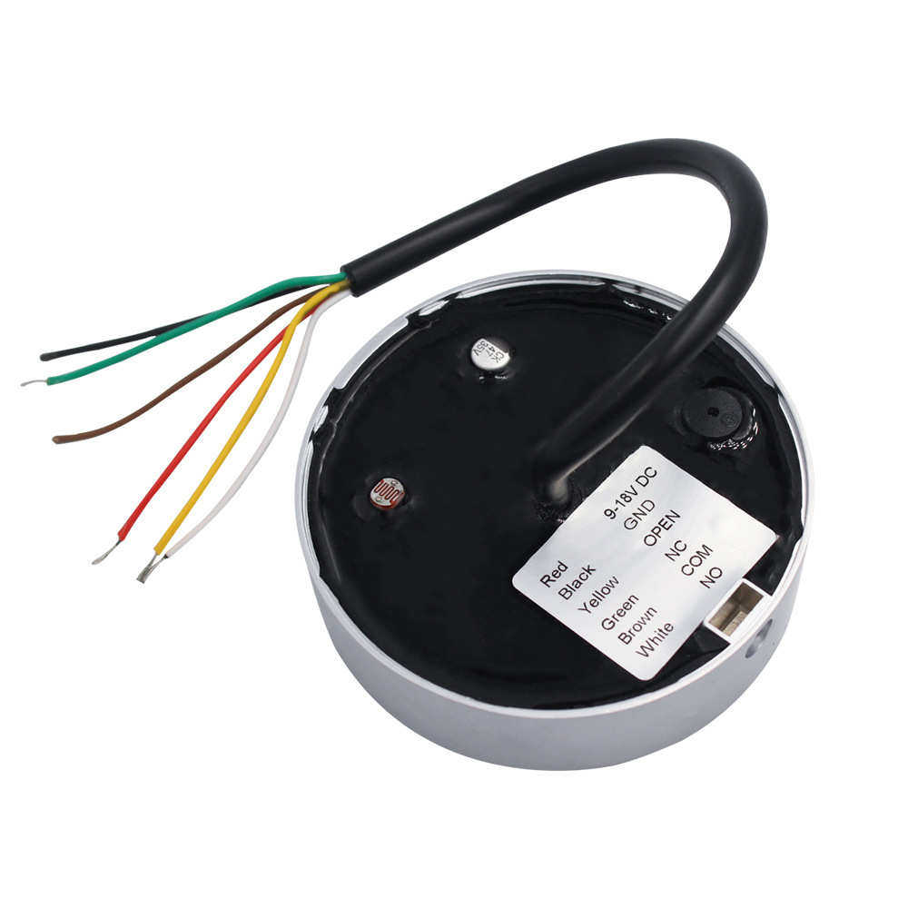 锌合金防砸金属迷你指纹门禁一体机刷卡门禁控制器室外防水外贸