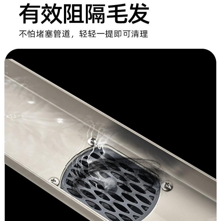 德国欧欧式地漏钢洲中东不锈欧式地漏跨境长条形卫大生间臭淋浴房