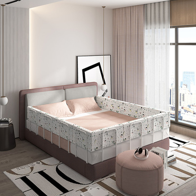 宝宝防摔安全床档防护栏床围栏软包婴儿防摔床护栏防掉床加高