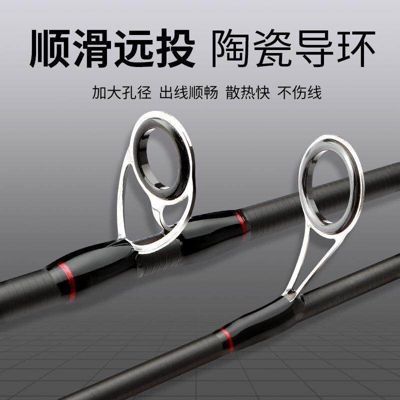 新款直销路亚竿碳素路亚杆M ML L钓鱼竿直柄纺车轮枪柄水滴轮路亚