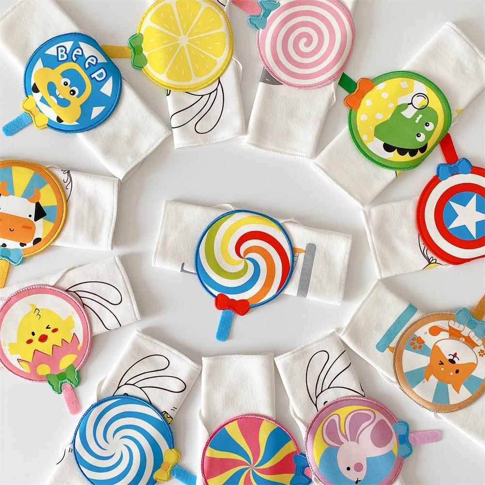 儿童汗巾棉布 吸汗巾幼儿园宝宝垫背巾 大童隔汗巾卡通吸汗巾
