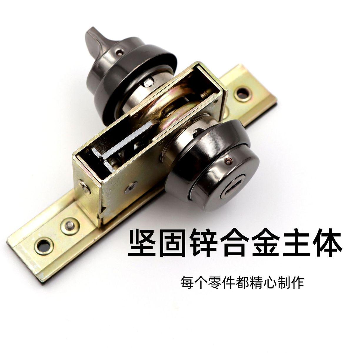 地弹簧门锁有框玻璃门锁铝合金门锁地锁隐形有框门暗装玻璃门地锁