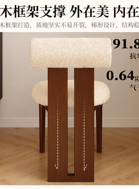 古风实木椅家餐PT330用5新子法式复古靠背椅中凳餐桌椅河马椅子