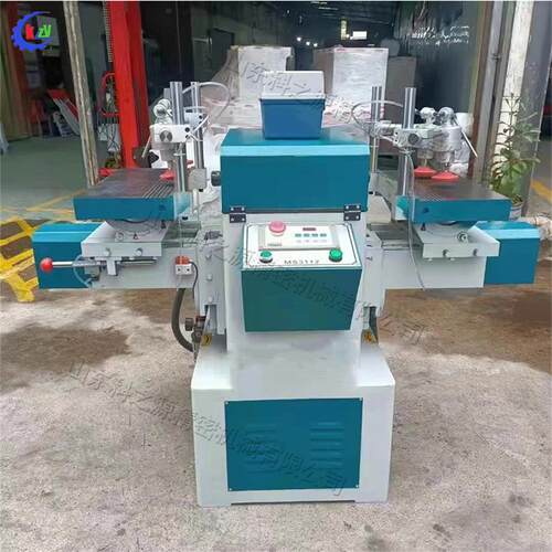 小型卧式双端榫槽机 自动桌椅板凳木材榫眼钻孔机Tenon machine