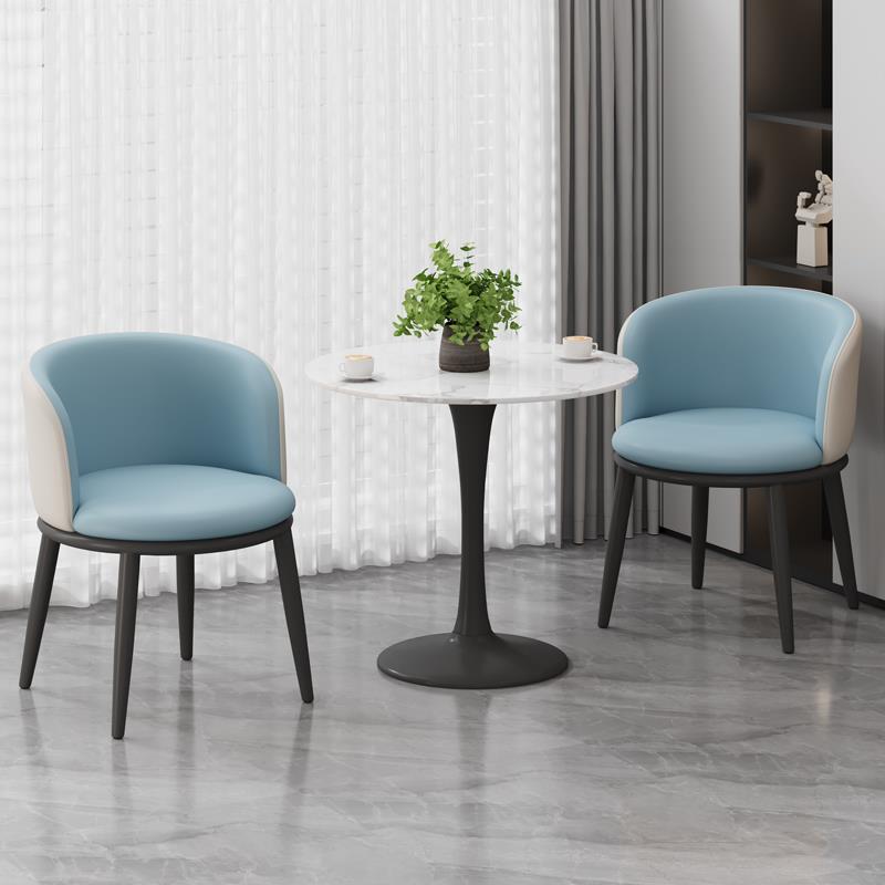 石板阳台休闲圆桌桌椅，简易洽谈茶几桌椅，民宿酒店商务接待，一