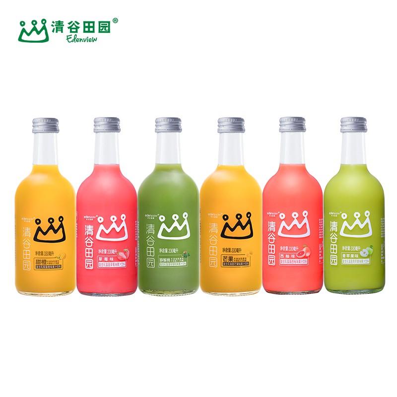 新货清谷3田园果汁30ml*1乳XDB2瓶芒汁甜橙酸菌猕果猴桃草莓高端