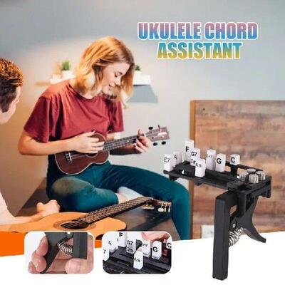 Guitar Chord Presser Clip-On Ukulele Chord Trainer Chord