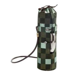 新品知舍香云纱编织格纹保温壶便携袋中式复古风传家壶袋夹棉防震