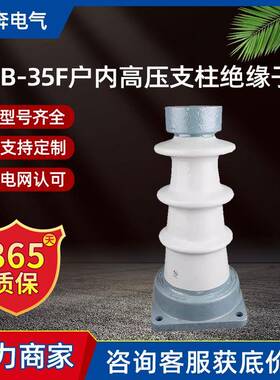 ZB-35F户内高压支柱绝缘子ZA-10Y/ZB-T/ZAW/ZC/ZN陶瓷铜排40.5KV