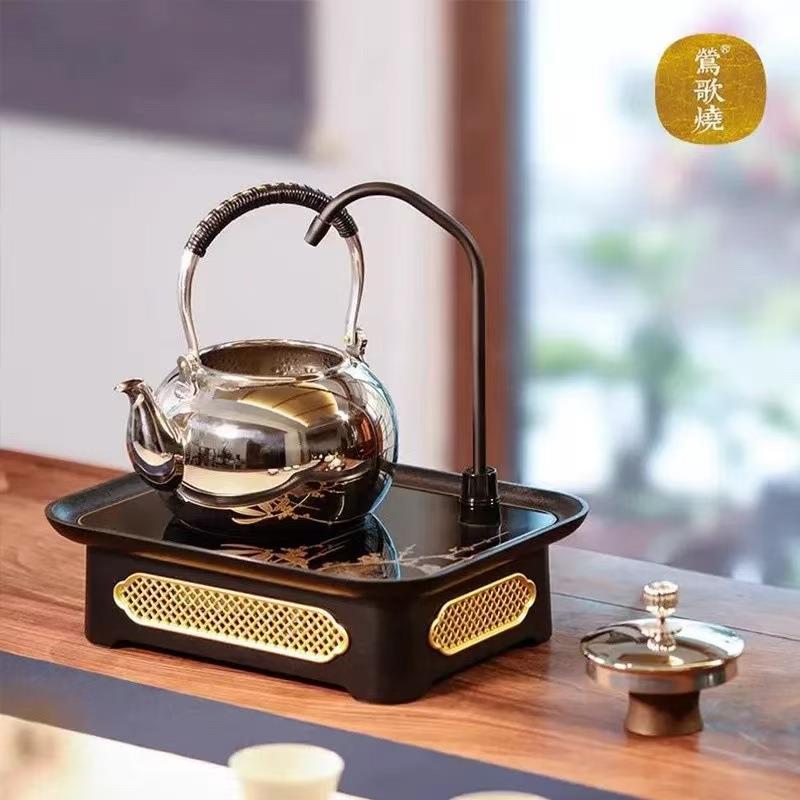 莺歌烧电陶炉家用带抽水静音电茶炉煮茶自动上水一体智能煮茶器