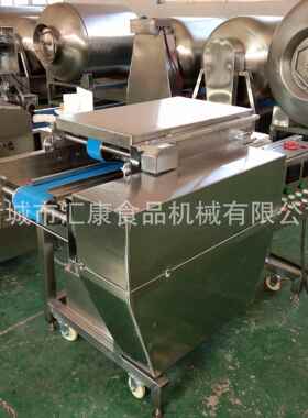 汇造鸭鸡筋分ECV割机 连续平行式流肉类切康片机 鸡心分制割清洗