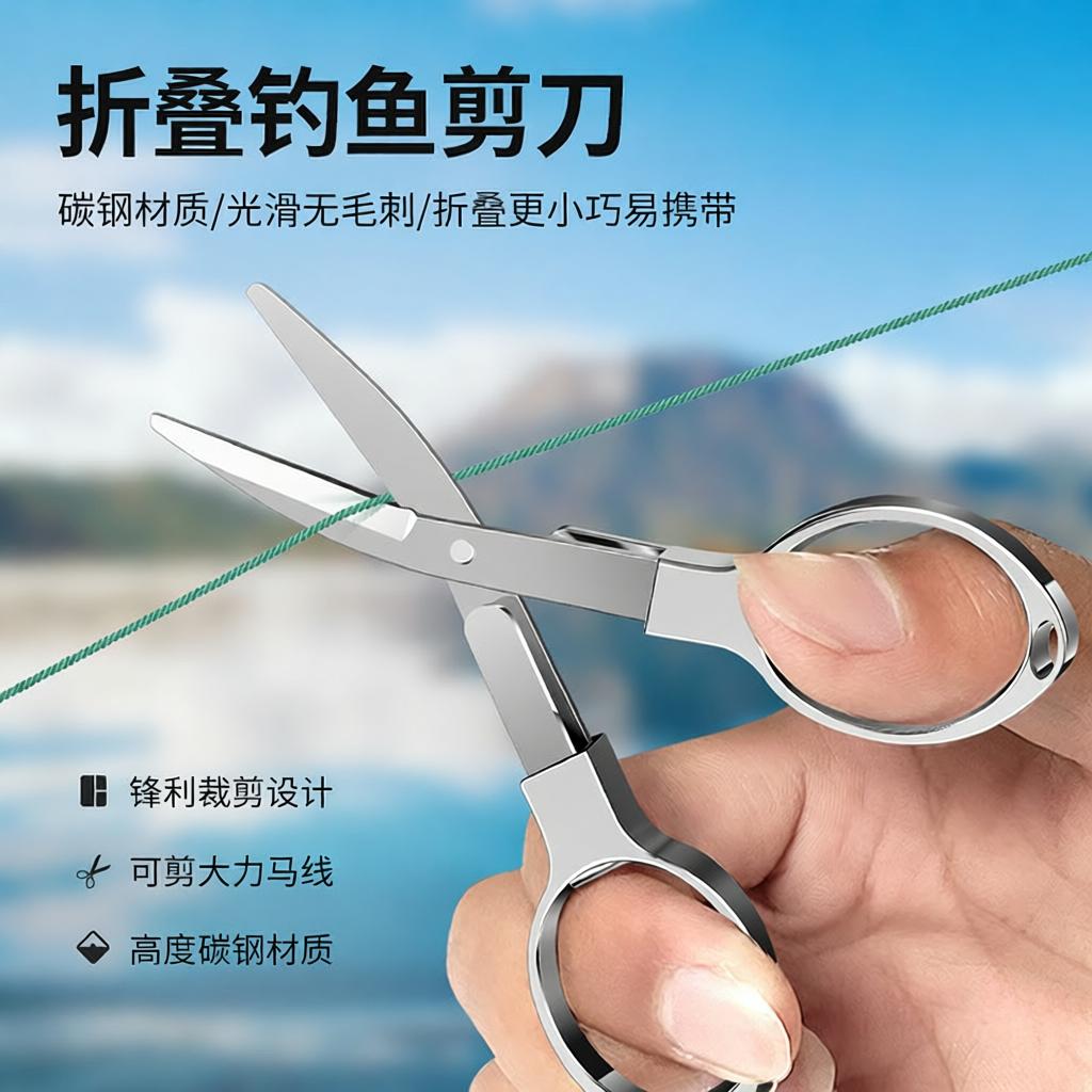 不锈钢钓鱼剪刀剪刀其他垂钓用品