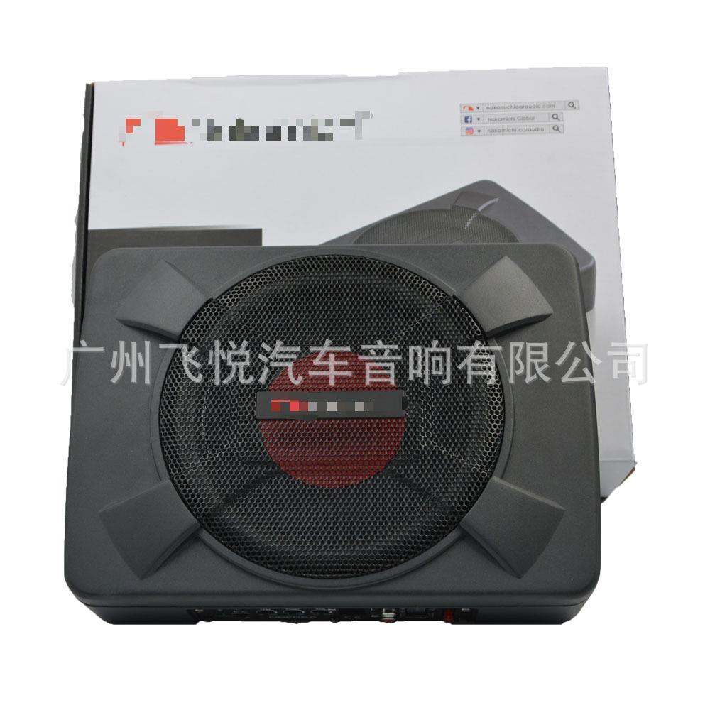 厂家车载音响12v大功率1000w有源8寸汽车超薄炮低音炮NBF08A