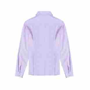 正品新款光大银行圆领女光长短袖衬衫大银条衬纹衣行服制行服工作