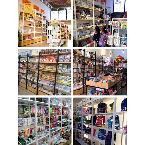 文具店摆放架货架陈列架办公货架展示笔架本子货柜多层书架展示柜
