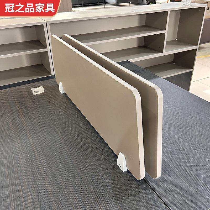 带隔板办公电脑桌 公司职员工位经理主管资料文件档案柜办公桌
