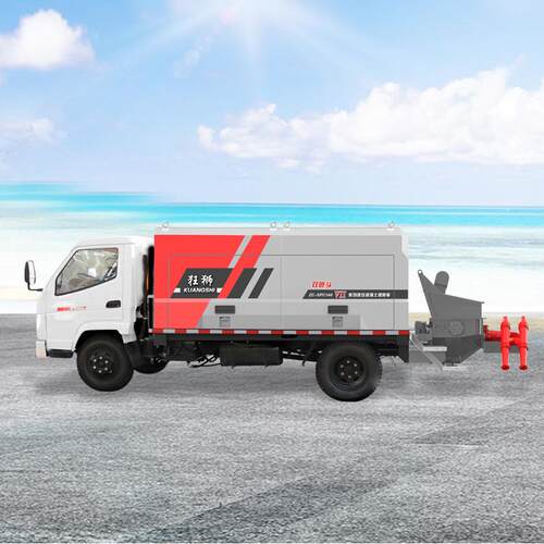 狂狮双喷头车载湿喷车ZC-SPC140VII系列液压混凝土湿喷车