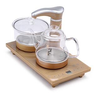 夏薇茶具玻璃电磁炉电动旋转抽水器烧水壶泡茶全自动电水壶电茶壶