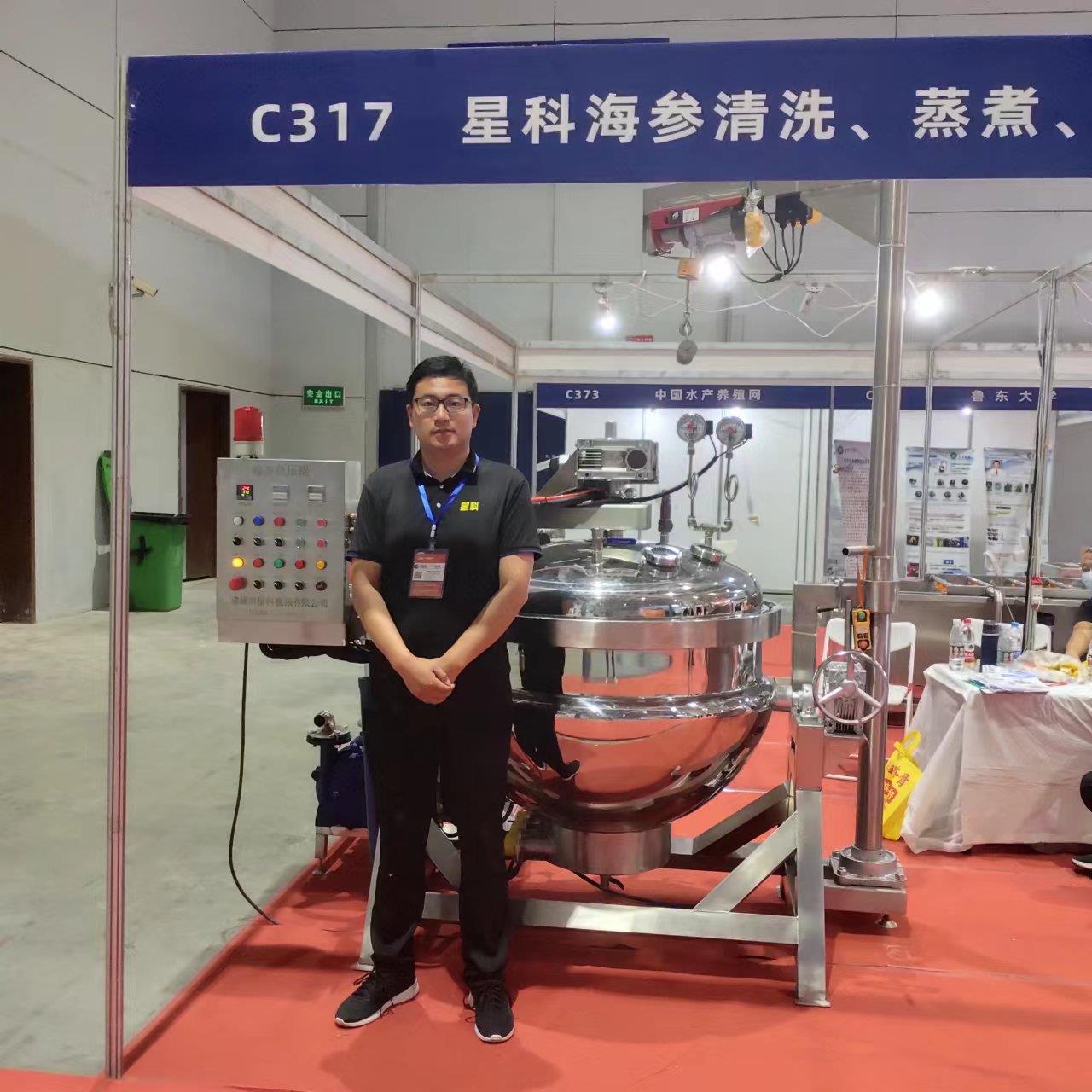 湾子口海参加工流水线设备野生海参加工即食鲜食海参正负压煮锅